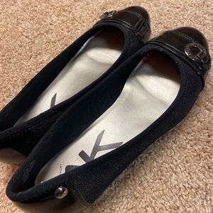 Anne E.Klein Sport Black Flats